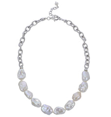 Parkplace Pearls Sterling Silver  Necklace 662314
