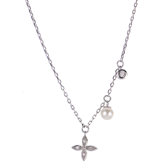 Parkplace Pearls Sterling Silver Freshwater Pearl Necklace 662438/FWAA