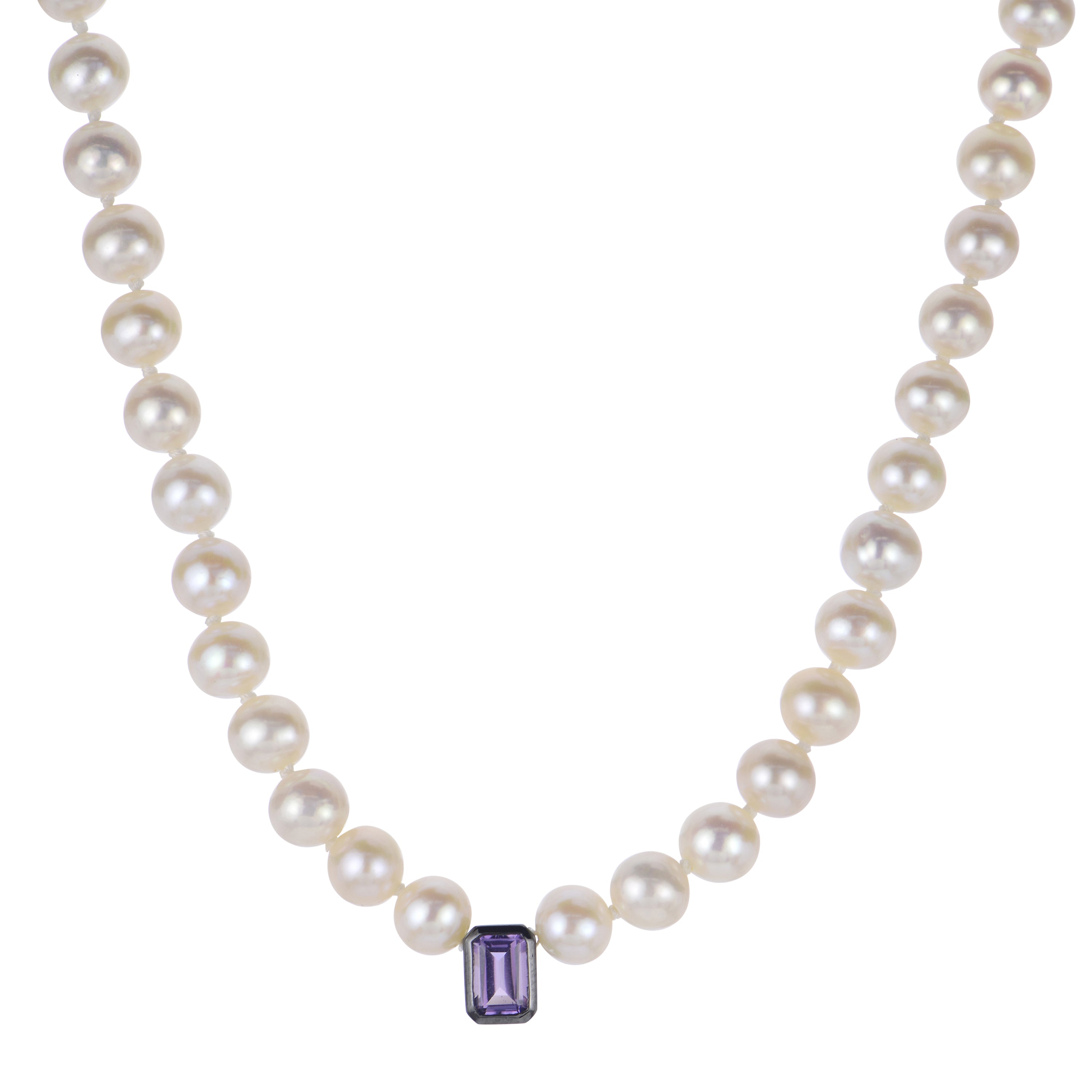 Parkplace Pearls Sterling Silver Freshwater Pearl Necklace 662562/AM
