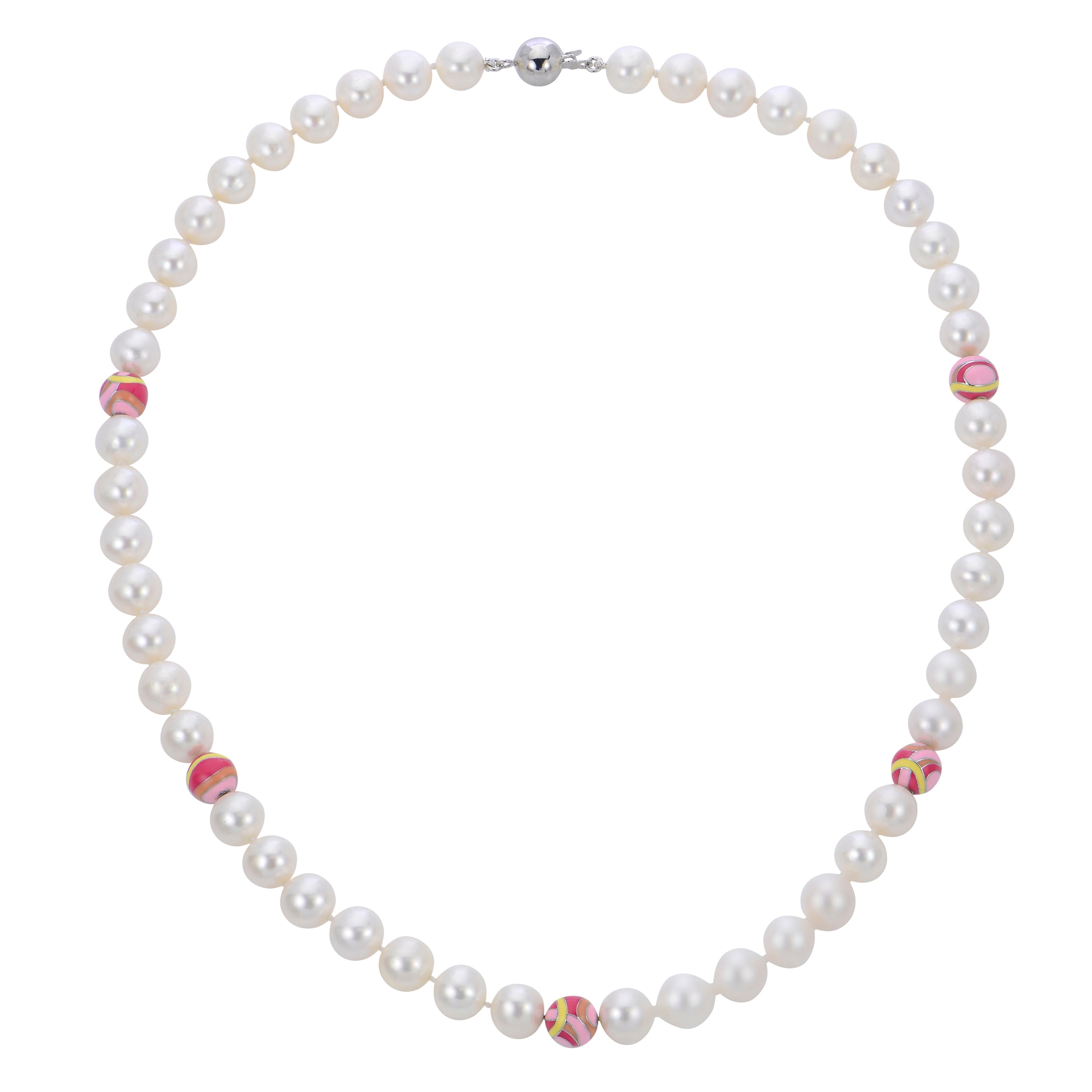 Parkplace Pearls Sterling Silver Freshwater Pearl Necklace 662603/FW