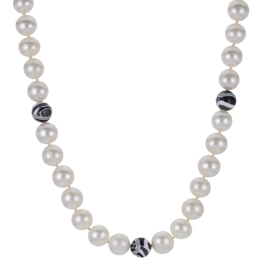 Parkplace Pearls Sterling Silver Freshwater Pearl Necklace 662604/FW