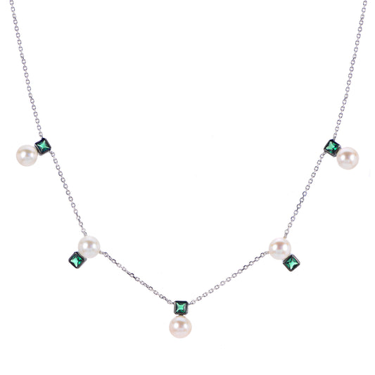 Parkplace Pearls Sterling Silver Freshwater Pearl Necklace 662617/FWAA