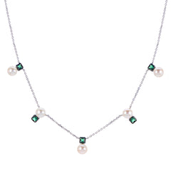 Parkplace Pearls Sterling Silver Freshwater Pearl Necklace 662617/FWAA