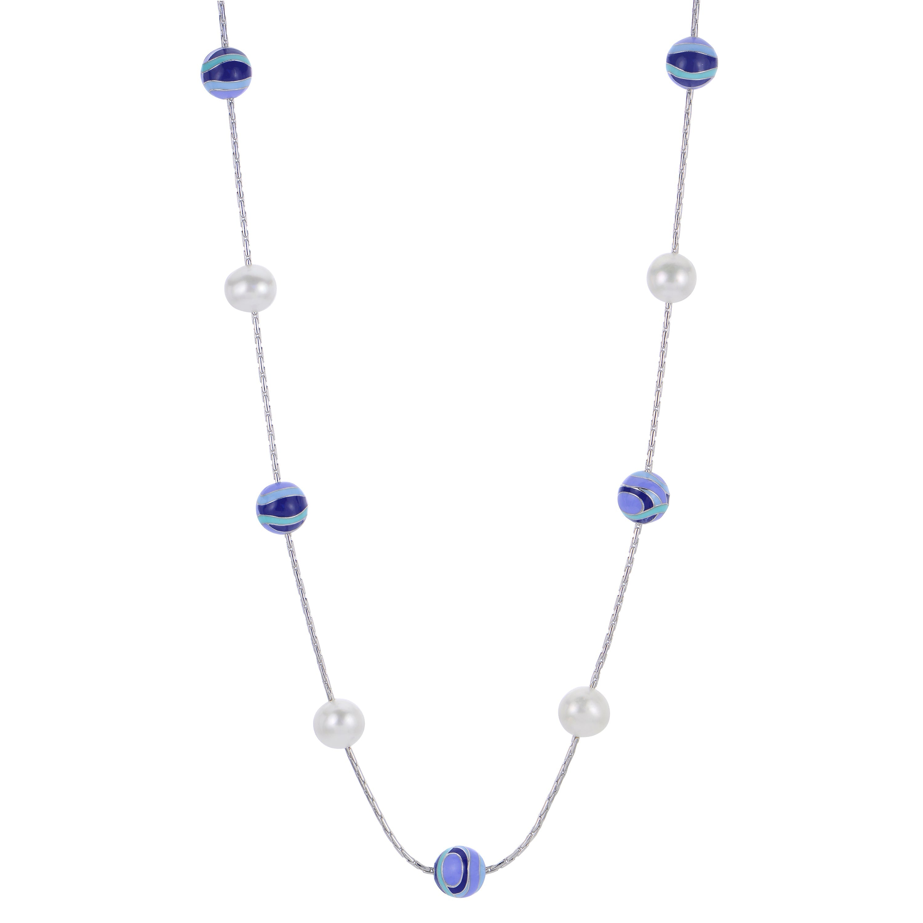 Parkplace Pearls Sterling Silver Freshwater Pearl Necklace 662698/FW