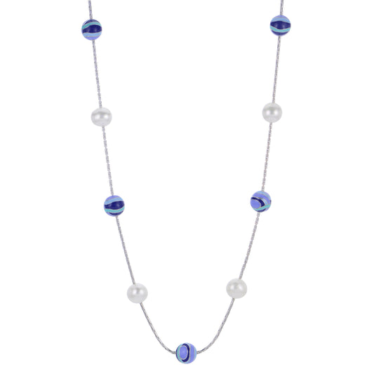 Parkplace Pearls Sterling Silver Freshwater Pearl Necklace 662698/FW