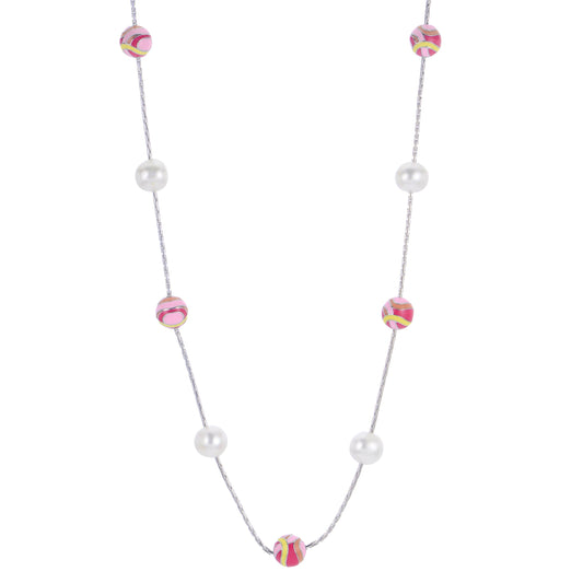 Parkplace Pearls Sterling Silver Freshwater Pearl Necklace 662699/FW