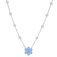 Parkplace Pearls Sterling Silver Freshwater Pearl Necklace 662846/FW