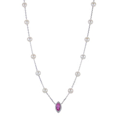 Parkplace Pearls Sterling Silver Freshwater Pearl Necklace 662948/CPS