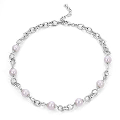Parkplace Pearls Sterling Silver Freshwater Pearl Necklace 663451