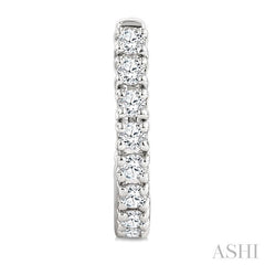 ASHI Petite Diamond Half Hoop Earrings 663X6PPTGERWG