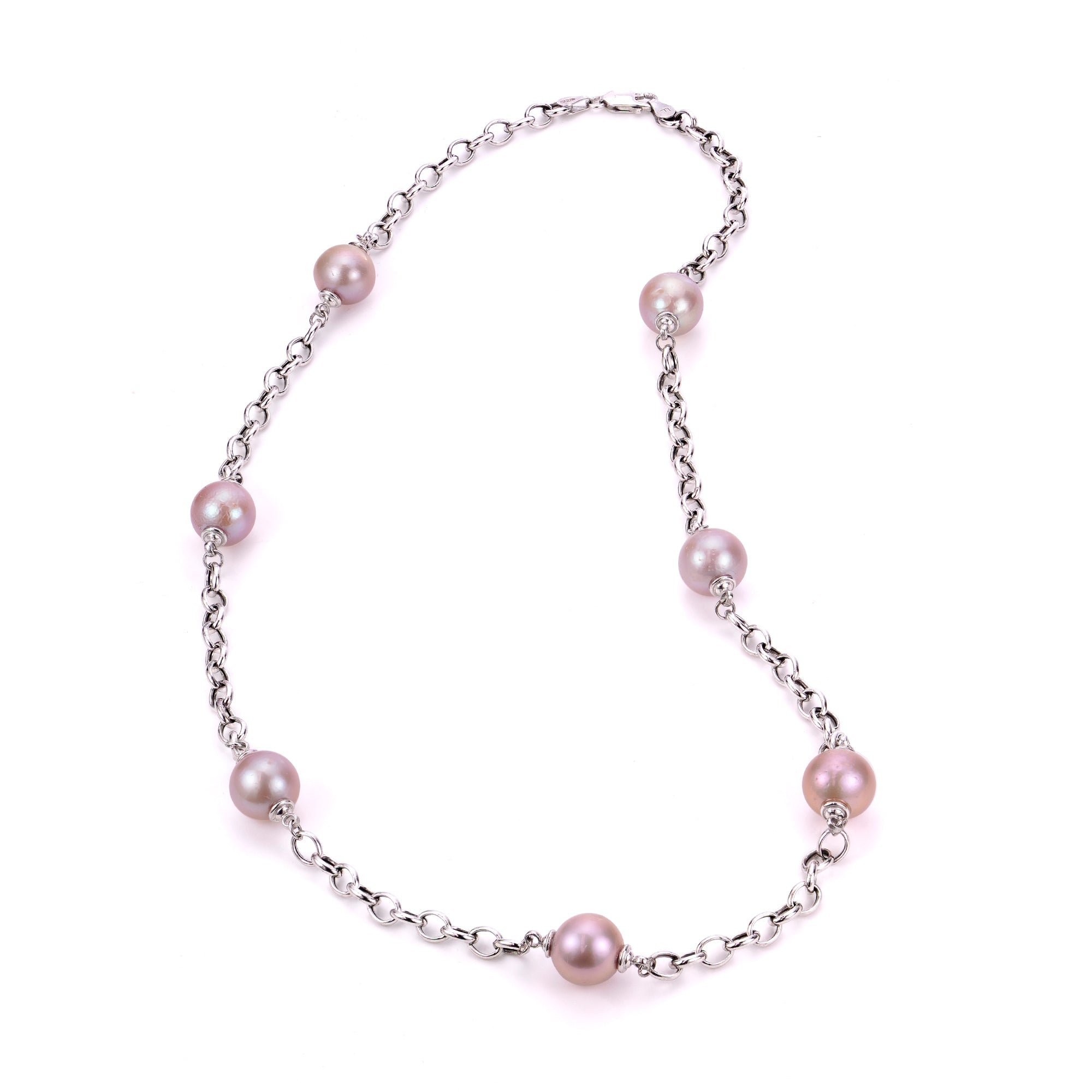 Parkplace Pearls Sterling Silver Freshwater Pearl Necklace 665146/NQ