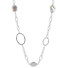 Parkplace Pearls Sterling Silver Freshwater Pearl Necklace 666015/FW