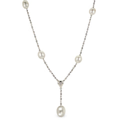 Parkplace Pearls Sterling Silver Freshwater Pearl Necklace 666448/FW