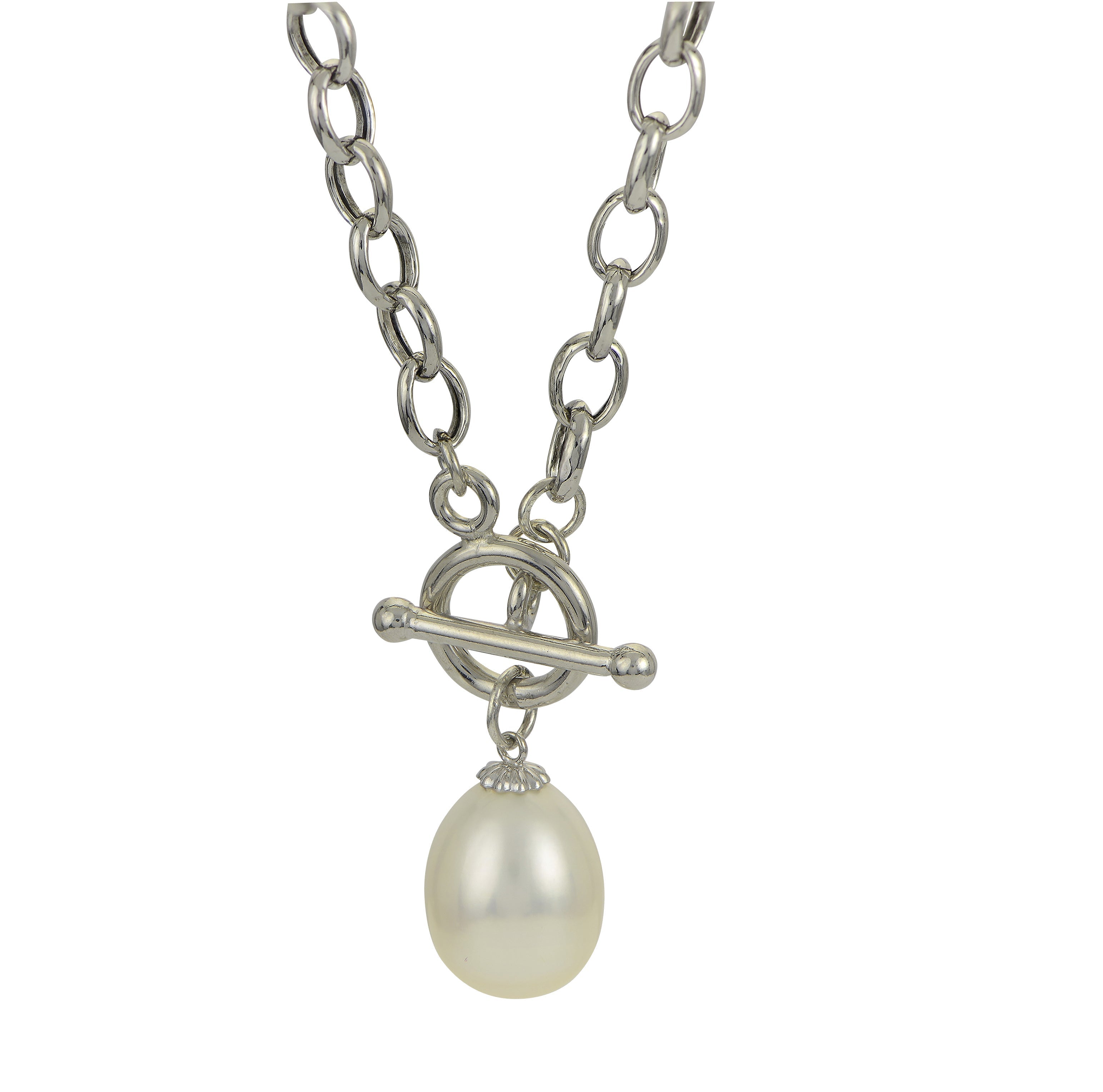 Parkplace Pearls Sterling Silver Freshwater Pearl Necklace 666755/fw