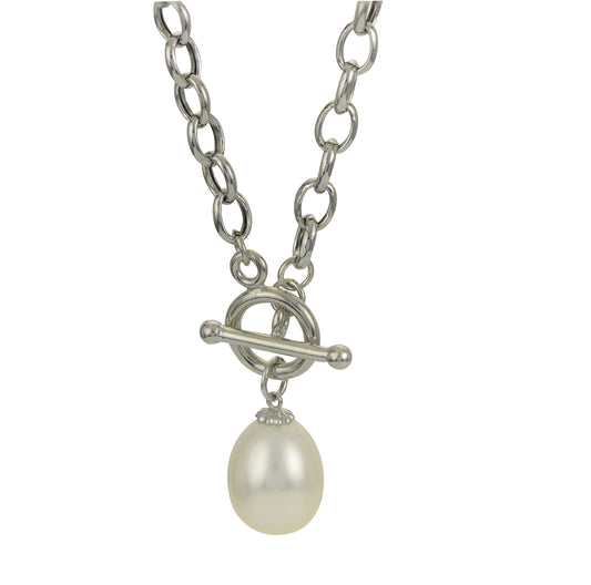 Parkplace Pearls Sterling Silver Freshwater Pearl Necklace 666755/fw