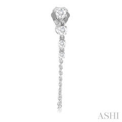 ASHI Journey Diamond Chain Earrings 667E5PPFGERWG