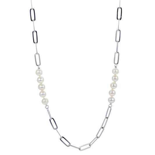 Parkplace Pearls Sterling Silver Freshwater Pearl Necklace 668422/32