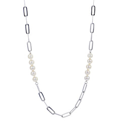 Parkplace Pearls Sterling Silver Freshwater Pearl Necklace 668422/32