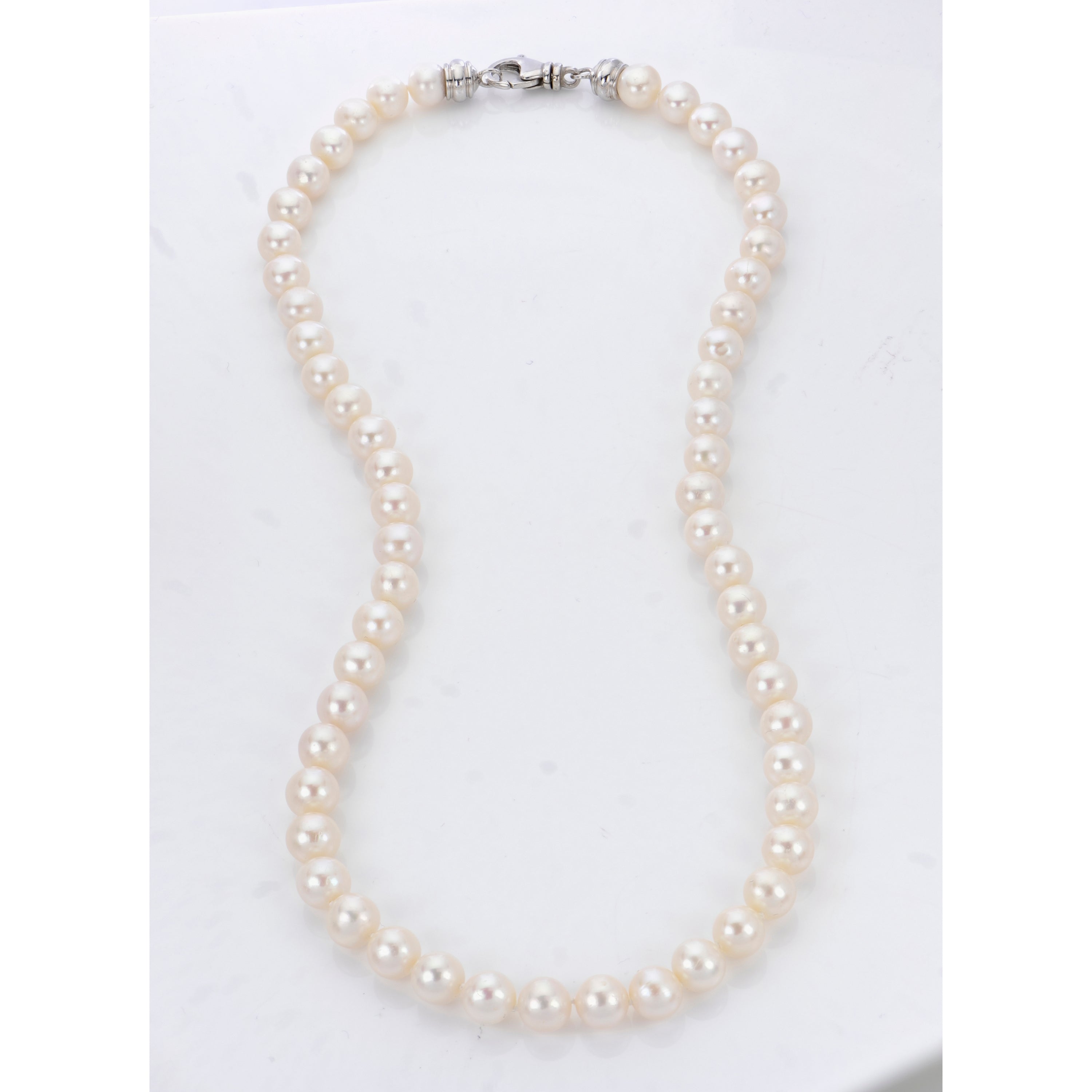 Parkplace Pearls Sterling Silver Freshwater Pearl Necklace 669587/FW22