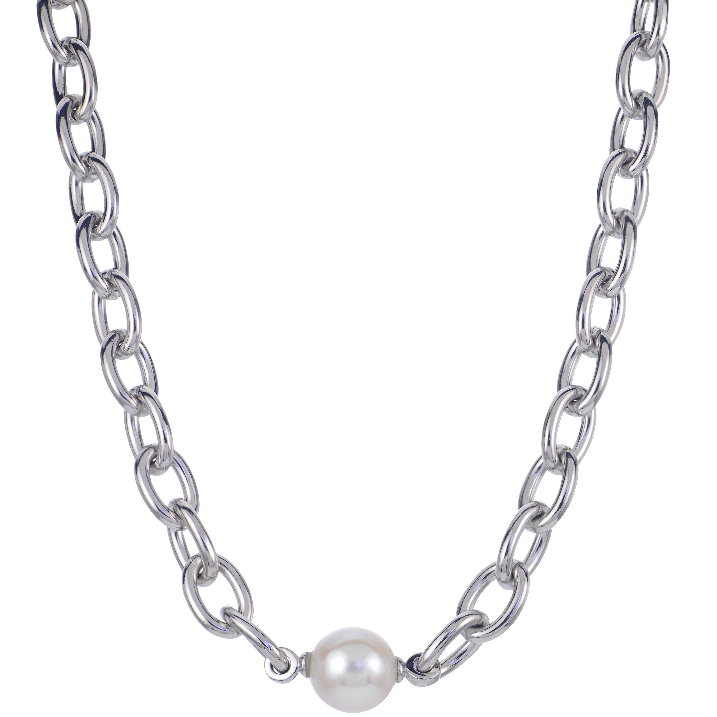 Parkplace Pearls Sterling Silver Freshwater Pearl Necklace 669676/FW18