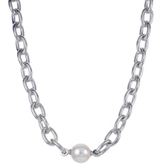 Parkplace Pearls Sterling Silver Freshwater Pearl Necklace 669676/FW18