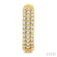 ASHI Pave-Set Petite Diamond Fashion Huggie Earrings 669W6PPTGERYG