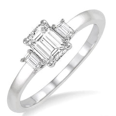 Parkplace Jewelers Emerald Shape Diamond Engagement Ring 253L3PPFHWG-LE