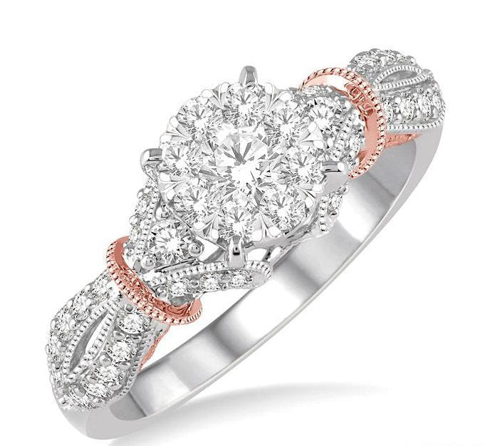 Parkplace Jewelers Round Shape Lovebright Diamond Engagement Ring 127E2PPFVWP
