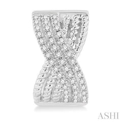 ASHI Petite Diamond Huggie Fashion Earrings 671W5PPFGERWG