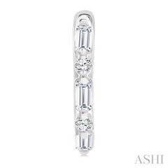ASHI Petite Diamond Huggie Fashion Earrings 675X7PPTGERWG