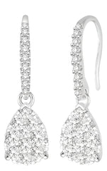 Parkplace Jewelers Pear Shape Lovebright Essential Diamond Earrings 911D2PPFVERWG