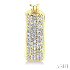 ASHI Diamond Fashion Huggie Earrings 678X2PPFSERYG