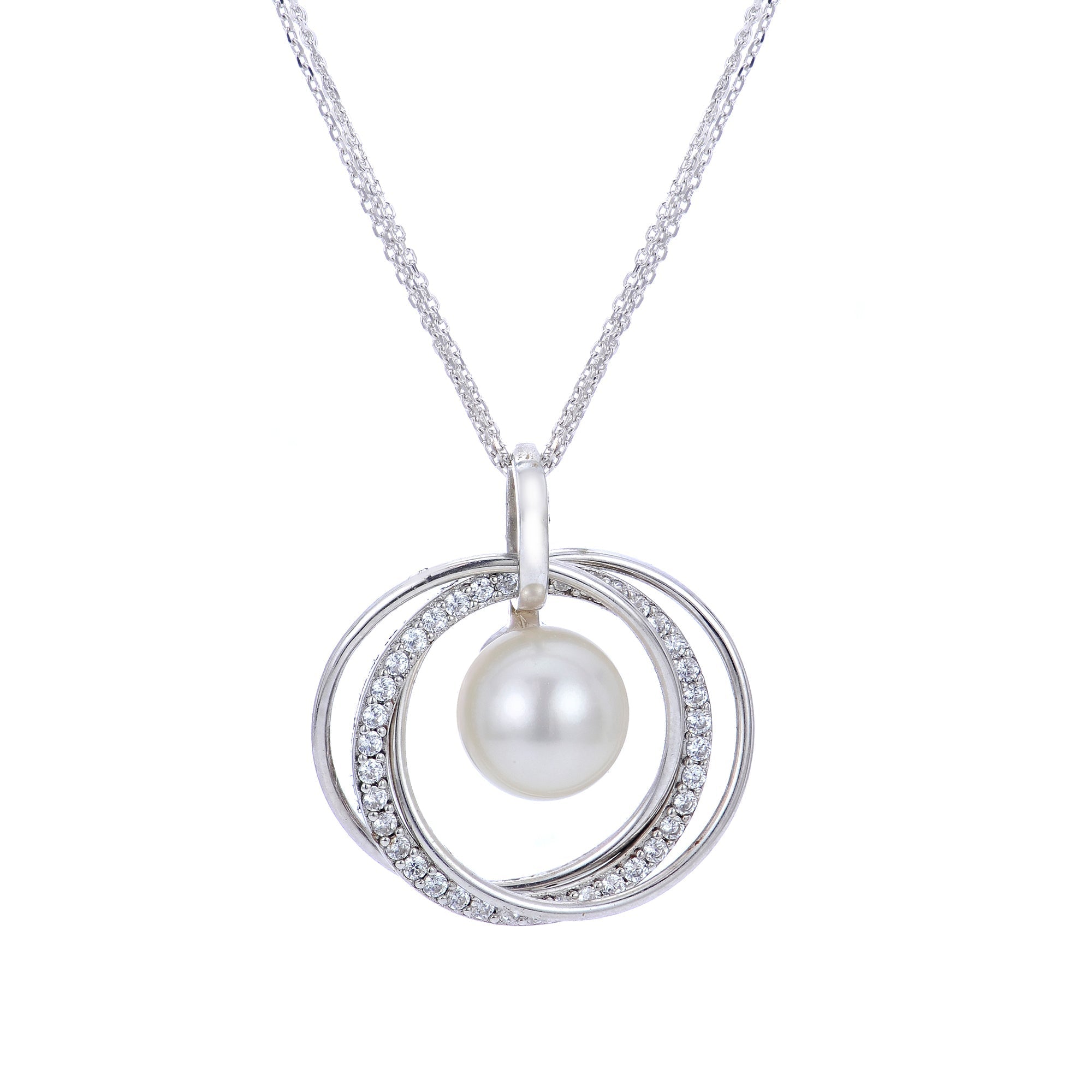 Parkplace Pearls Sterling Silver Freshwater Pearl Pendant 681236/FW18