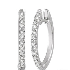 Parkplace Jewelers Diamond Hoop Earrings 635A7PPTSERWG