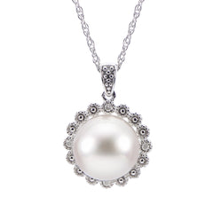 Parkplace Pearls Sterling Silver Freshwater Pearl Pendant 683786/18