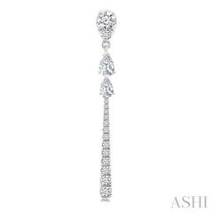 ASHI Diamond Fashion Long Earrings 683E2PPFGERWG