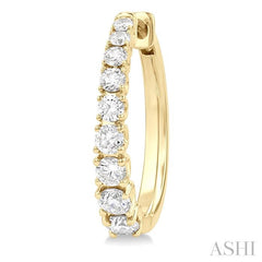 ASHI Graduated Diamond Fashion Hoop Earrings 683V1PPFGERYG