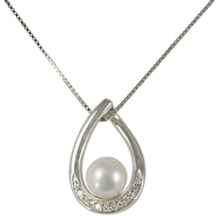 Parkplace Pearls Sterling Silver Freshwater Pearl Pendant 684095/FW18
