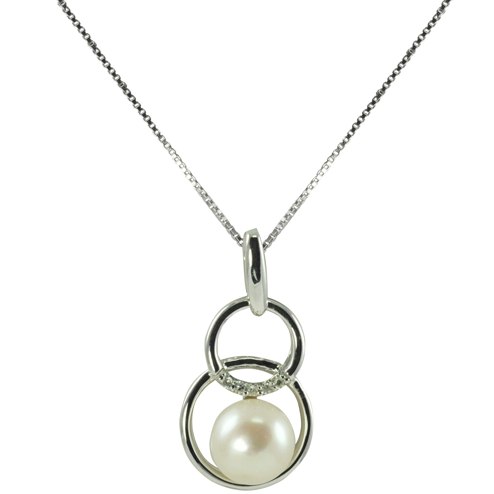 Parkplace Pearls Sterling Silver Freshwater Pearl Pendant 684350/FW18