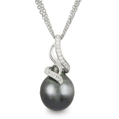 Parkplace Pearls Sterling Silver Tahitian Pearl Pendant 684731/B18