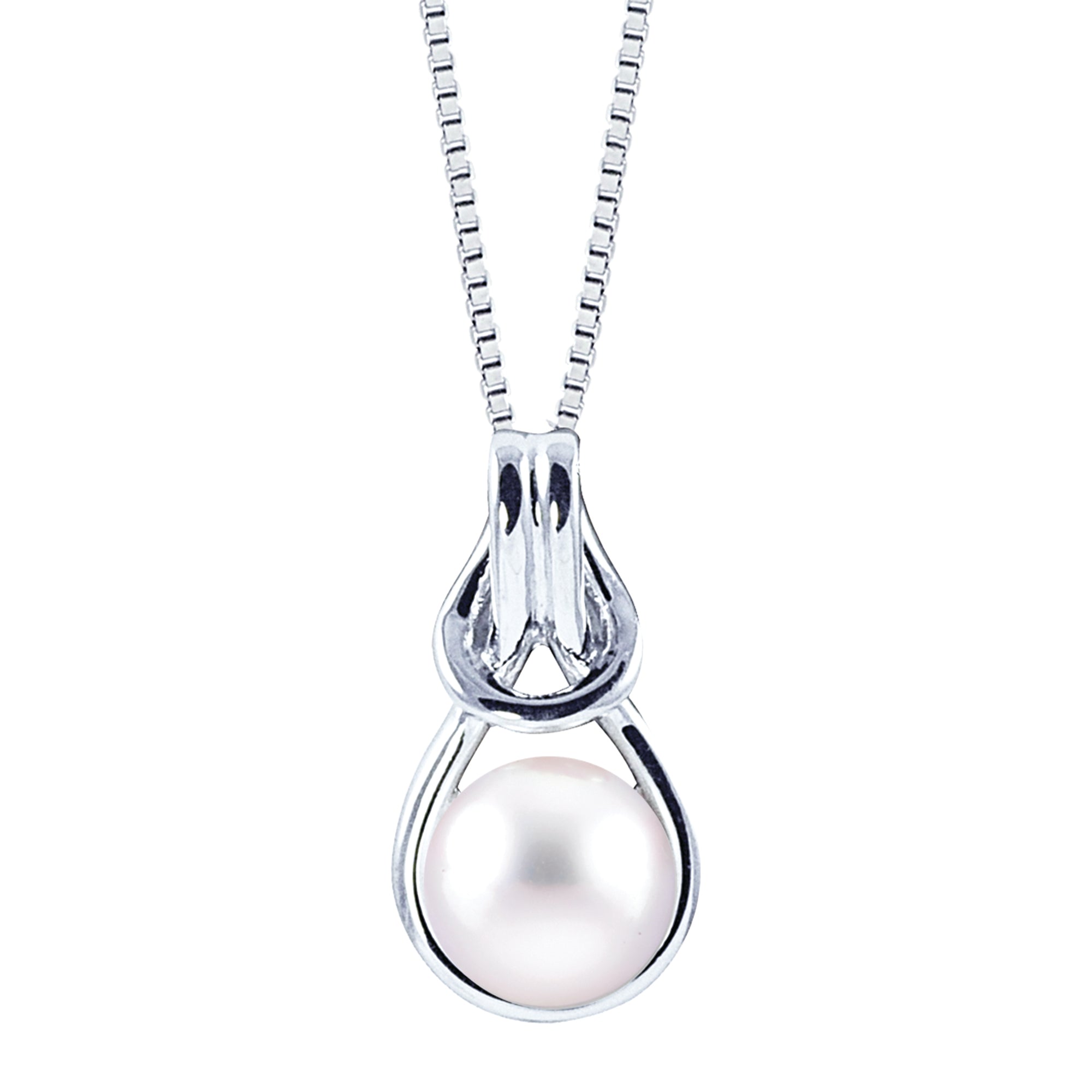 Parkplace Pearls Sterling Silver Freshwater Pearl Pendant 685417/18