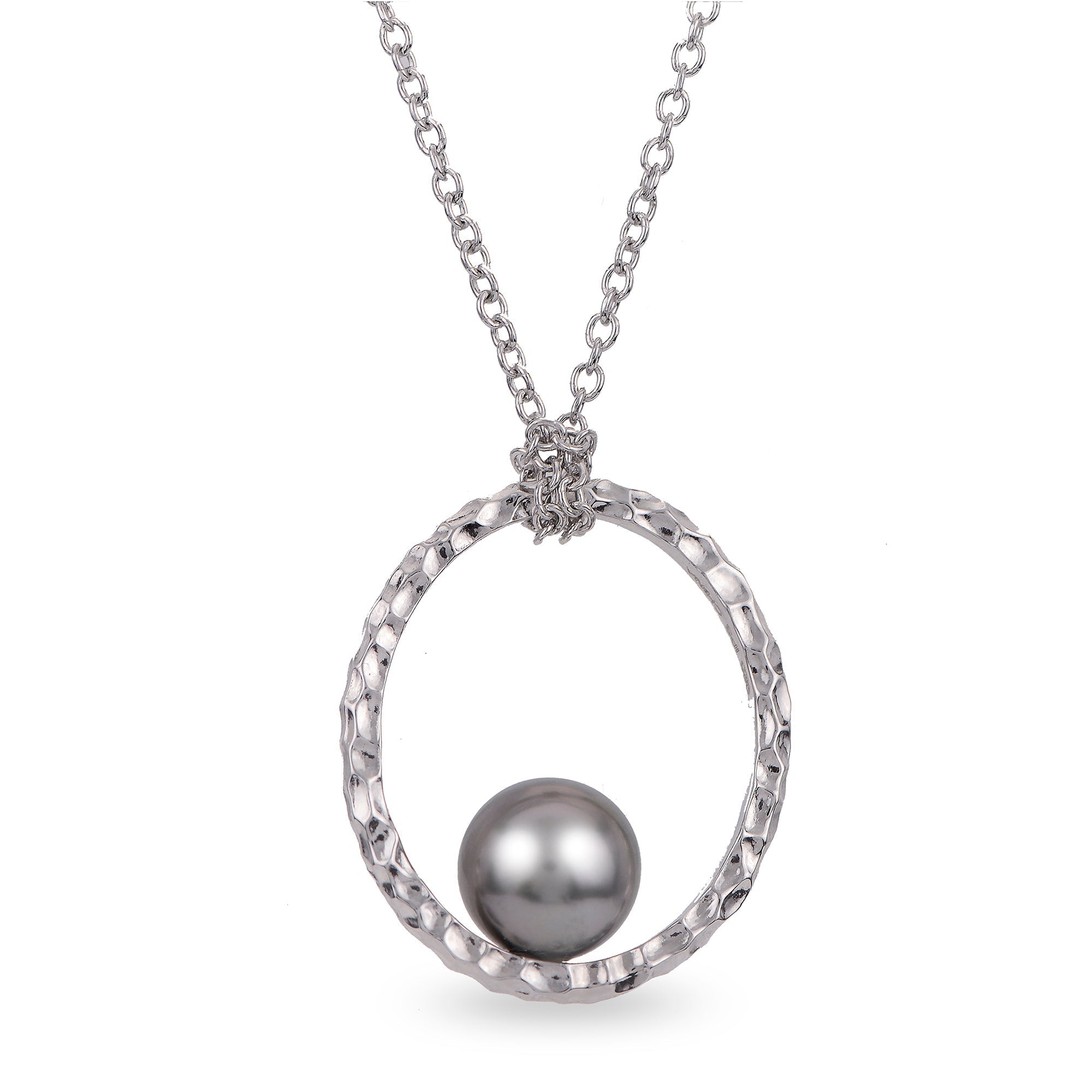 Parkplace Pearls Sterling Silver Tahitian Pearl Pendant 686781/B18