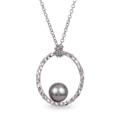 Parkplace Pearls Sterling Silver Tahitian Pearl Pendant 686781/B18