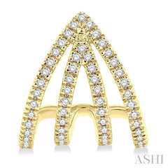 ASHI Claw Petite Diamond Fashion Earrings 686V5PPTGERYG