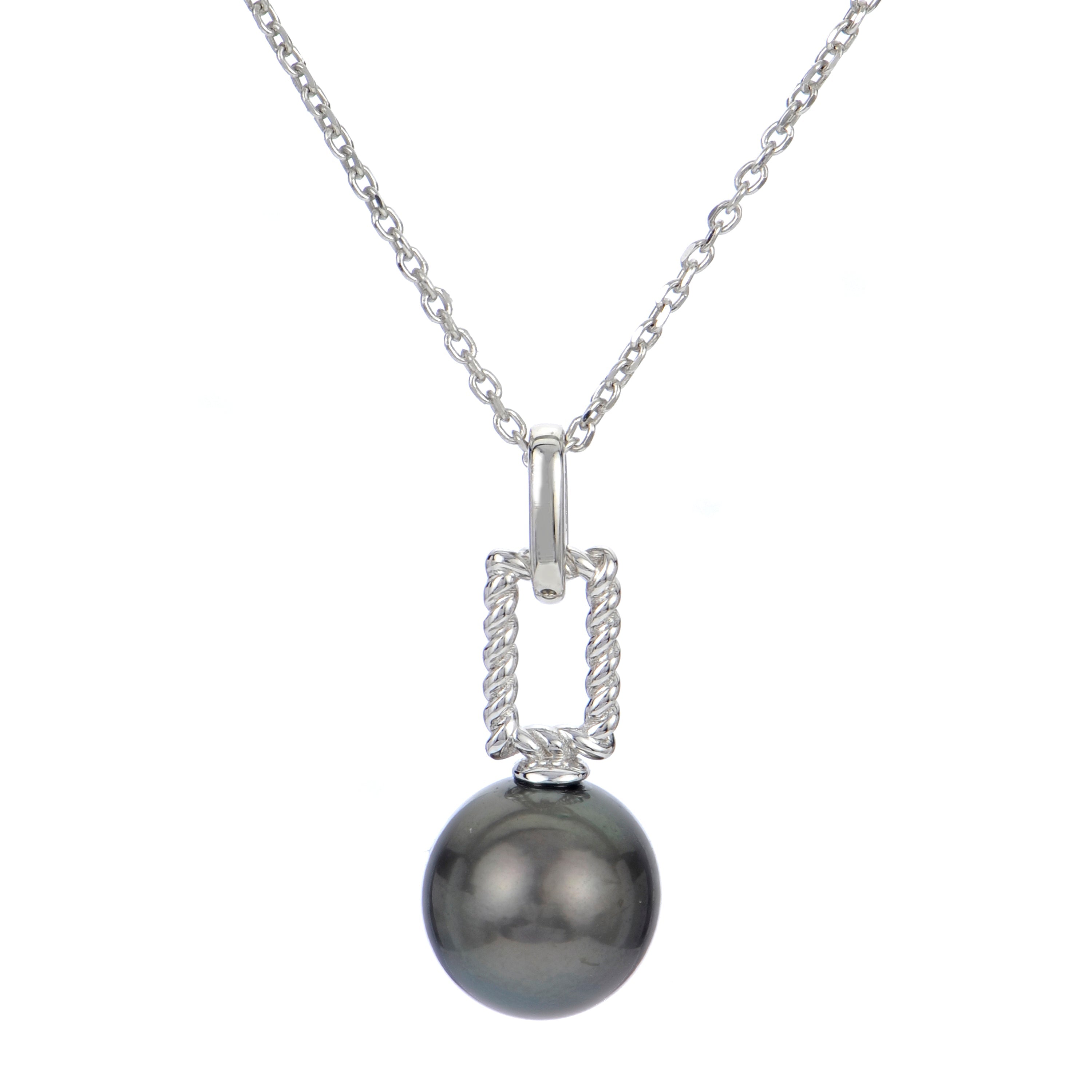 Parkplace Pearls Sterling Silver Tahitian Pearl Pendant 688458/B18