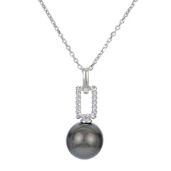 Parkplace Pearls Sterling Silver Tahitian Pearl Pendant 688458/B18