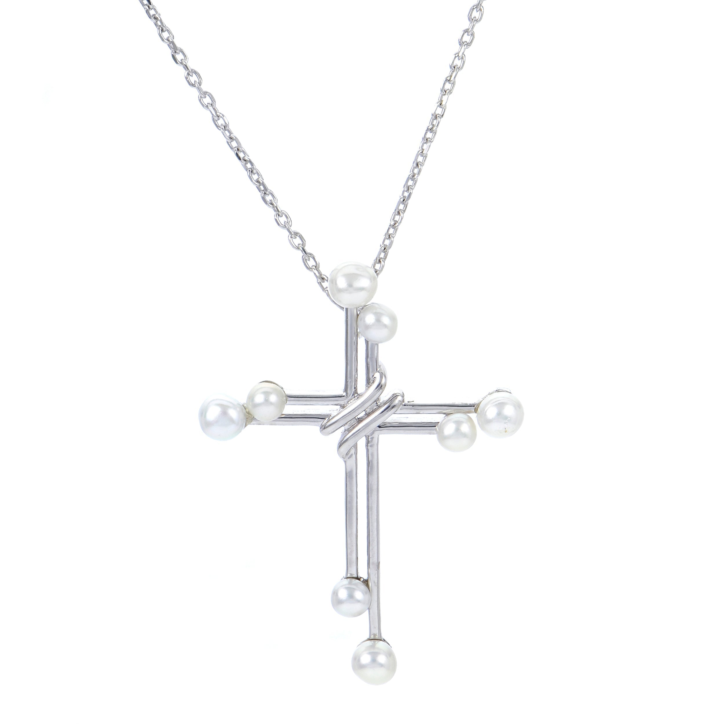 Parkplace Pearls Sterling Silver Freshwater Pearl Pendant 688609/FW18