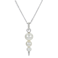 Parkplace Pearls Sterling Silver Freshwater Pearl Pendant 688886/18