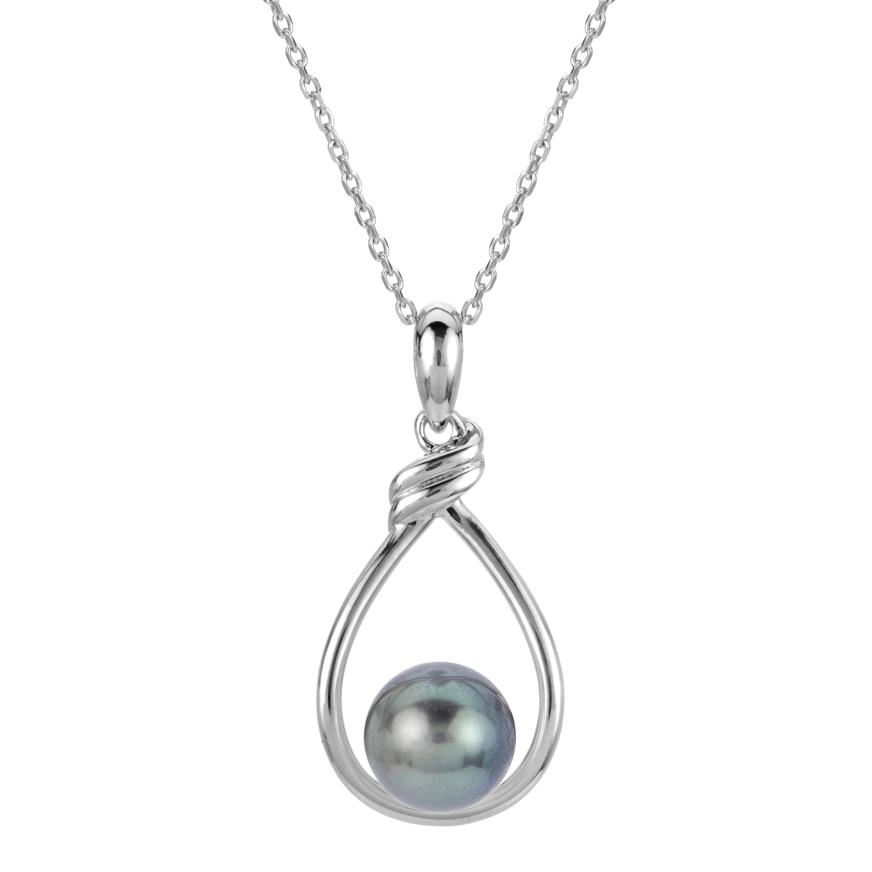 Parkplace Pearls Sterling Silver Tahitian Pearl Pendant 688907/B18