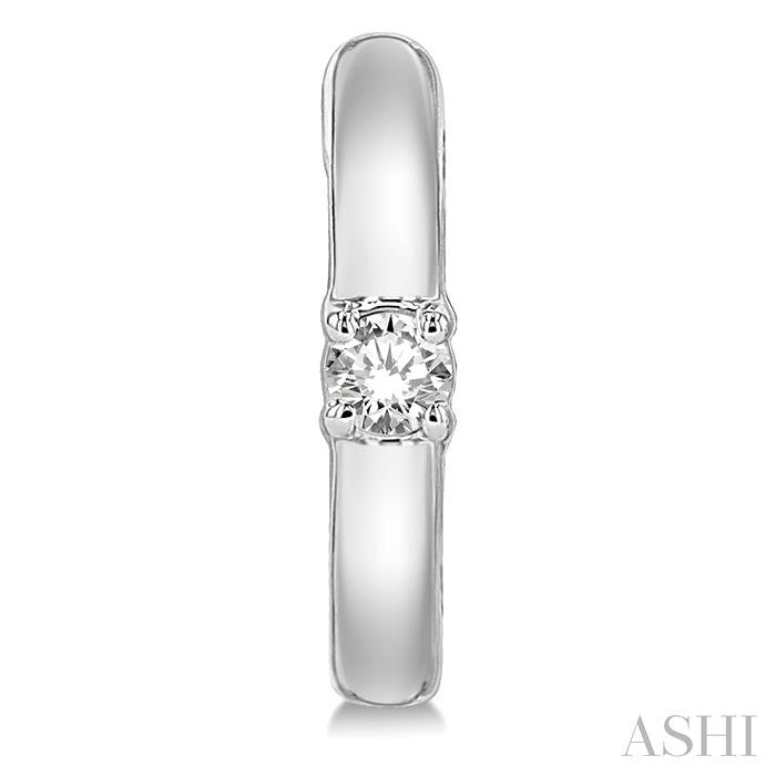 ASHI Petite Diamond Huggie Fashion Earrings 688V9PPTGERWG